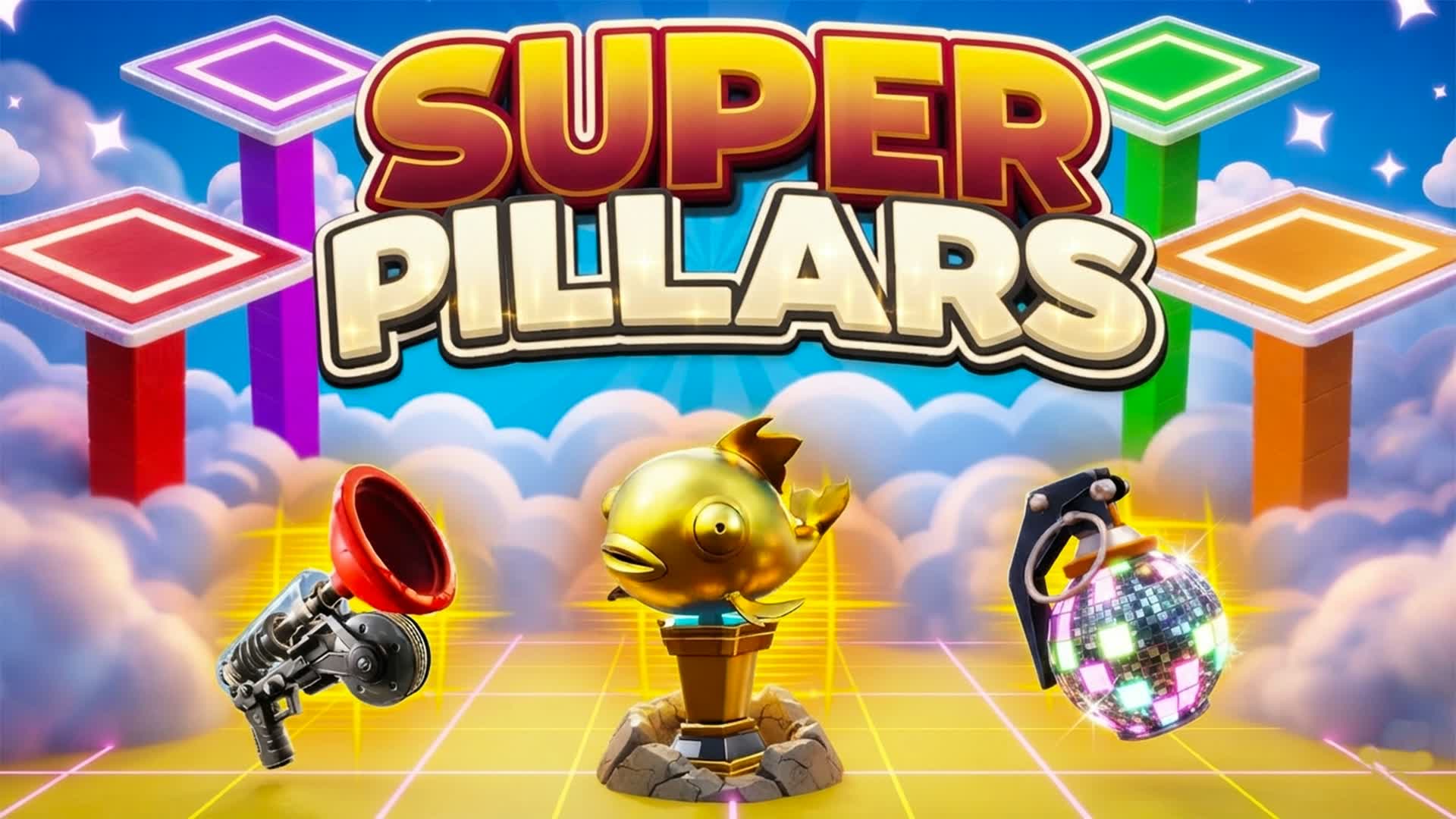 SUPER PILLARS PIAL PILL — Fortnite Creative map