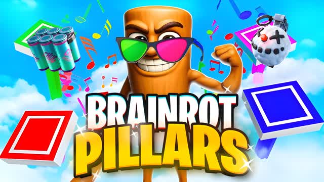 BRAINROT PILLARS! 🐭⭐️ — Fortnite Creative map