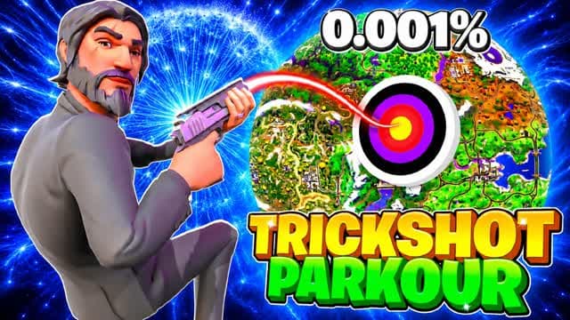 UPPER MEGA TRICKSHOT CRAZY — Fortnite Creative map cover art