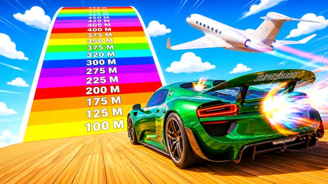 SUPER RAMP JUMP CARS 🚀 — Fortnite Creative map