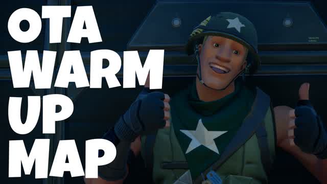 OTA WARM UP MAP — Fortnite Creative map cover art
