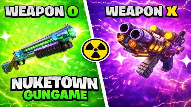 🎯ORIGINAL GUN GAME — Fortnite Creative map cover art