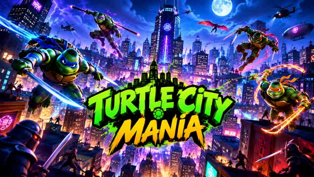 TURTLE CITY MANIA — Fortnite Creative map