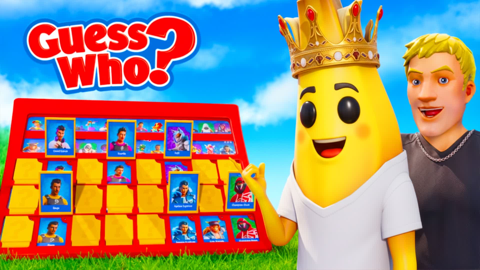 GUESS WHO ❓ BOARD GAME — Fortnite Creative map