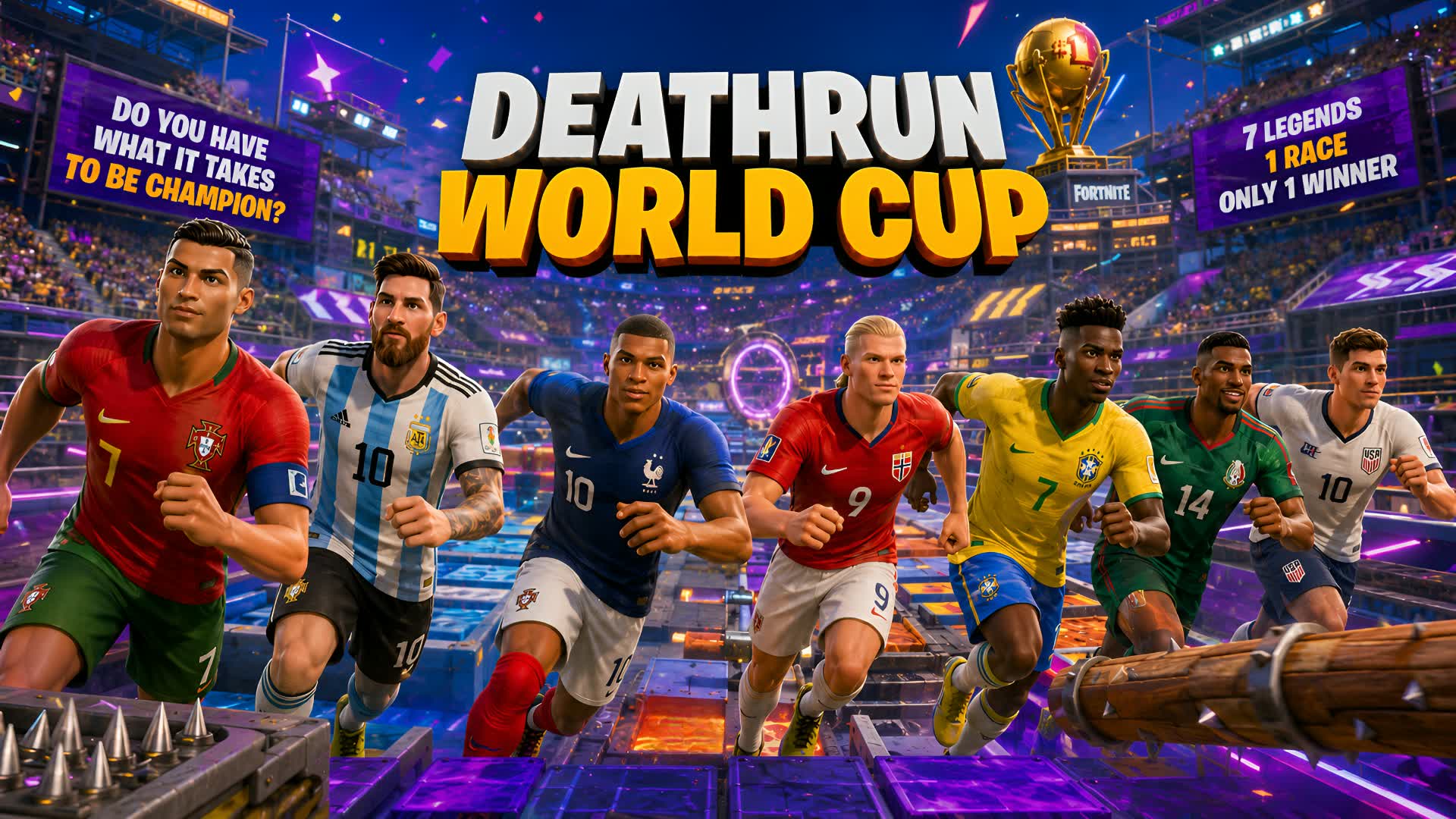 PARKOUR WORLD CUP 2026 DEATHRUN RACE — Fortnite Creative map
