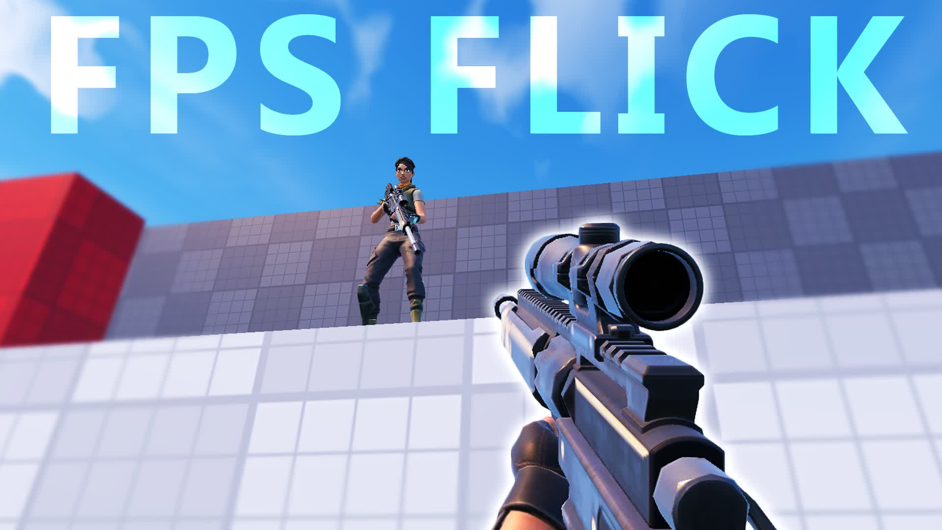 FPS FLICK 🎯 SNIPER ONE SHOT — Fortnite Creative map