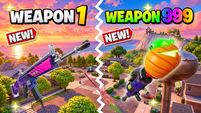 🏆 BEST GUN GAME 🔫 RETAIL ROW 🎶 MUSIC — Fortnite Creative map cover art