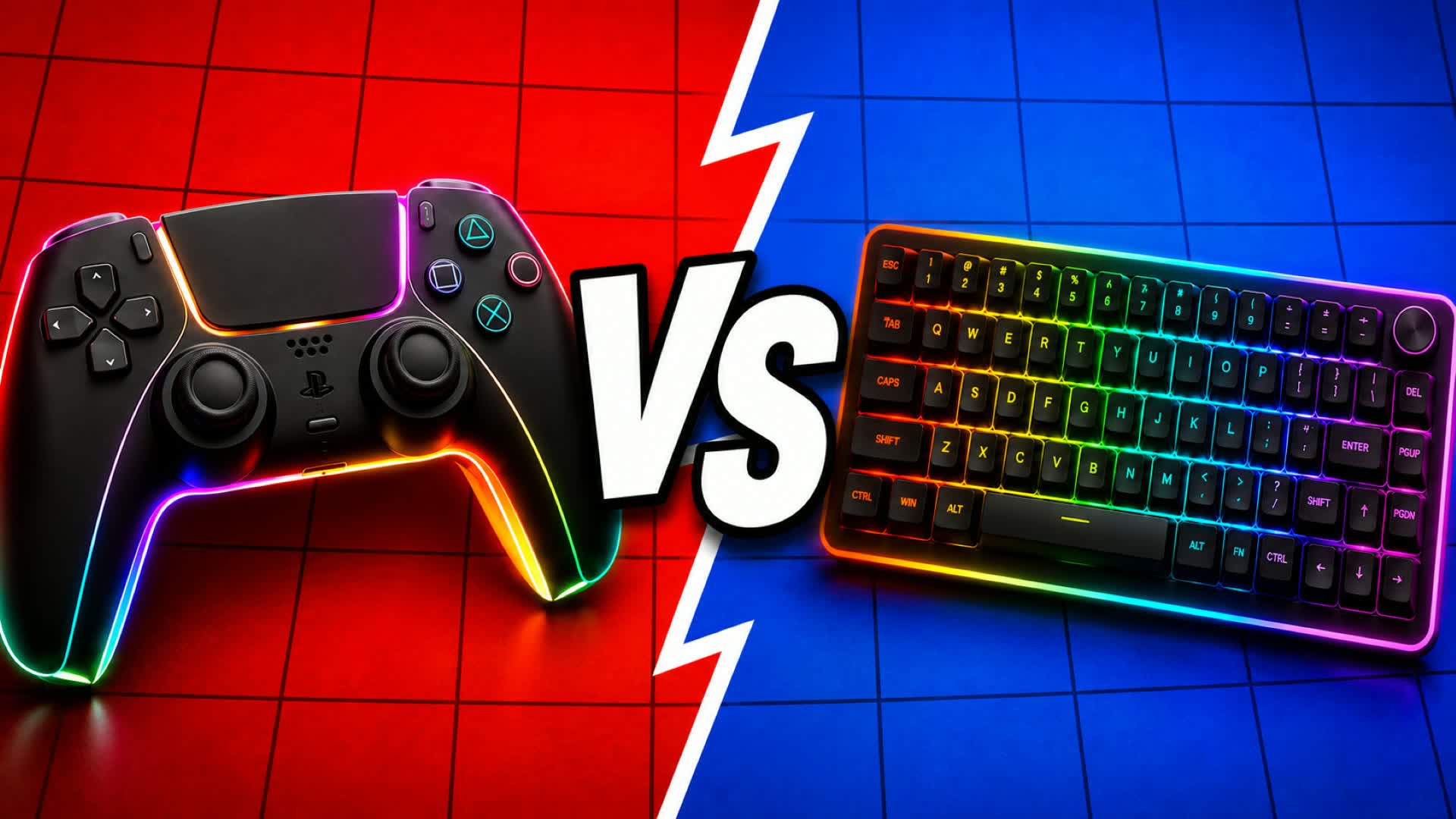 CONTROLLER VS KEYBOARD 🔴🔵 — Fortnite Creative map