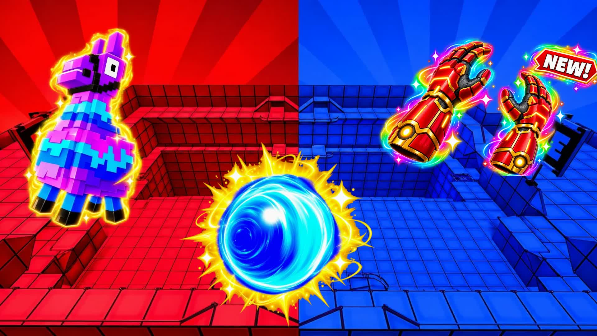 RED VS BLUE LIGHT WORK 🔴🔵 — Fortnite Creative map