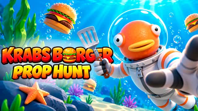 KRABS BURGER PROP HUNT — Fortnite Creative map