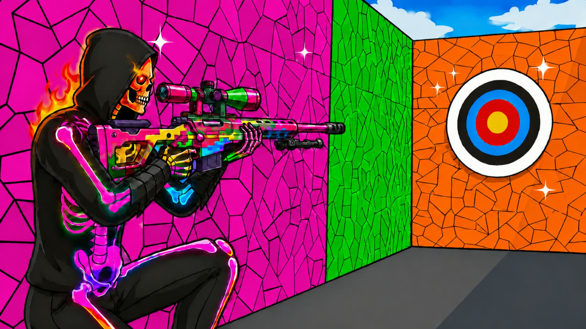 UNC TRICKSHOT PARKOUR (125+ LVL) UNC — Fortnite Creative map