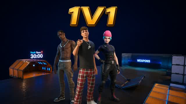1V1 O TH — Fortnite Creative map