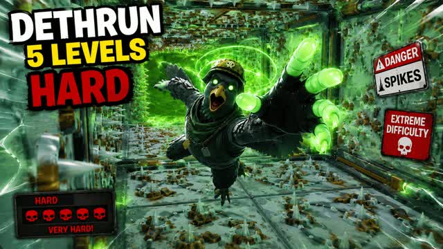 DEATHRUN 5 LEVELS HARD 🔥 — Fortnite Creative map