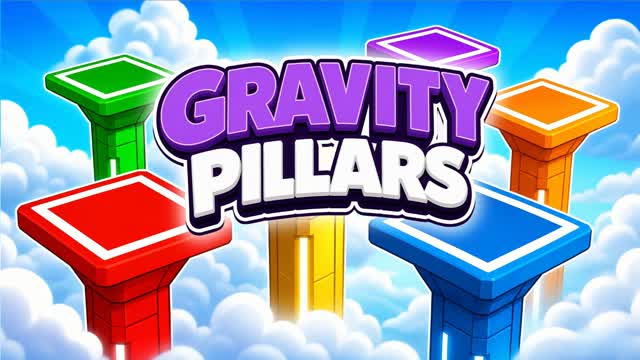 Gravity Pillars — Fortnite Creative map cover art