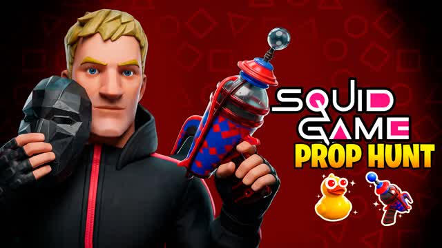 SQUID GAME PROP HUNT - SQUIDHUNT — Fortnite Creative map cover art