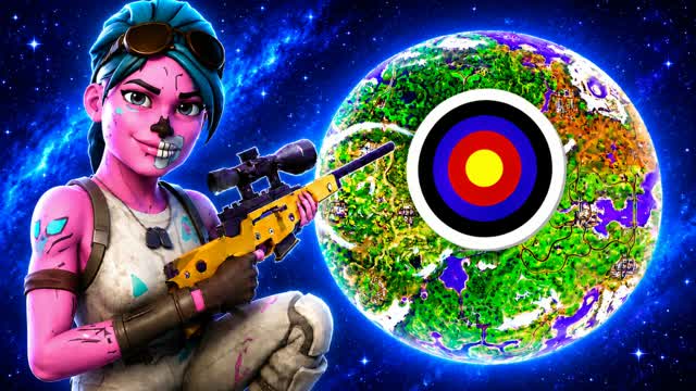 🏗️🎲 MEGA TRICKSHOT BUILD PARKOUR 🎯 — Fortnite Creative map