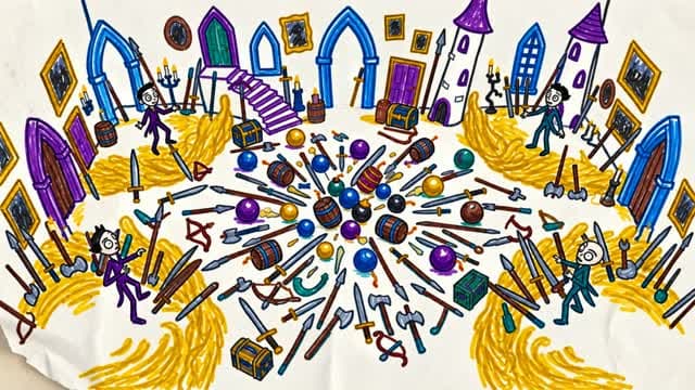 Golden Water Wars Brainrot blast center — Fortnite Creative map cover art