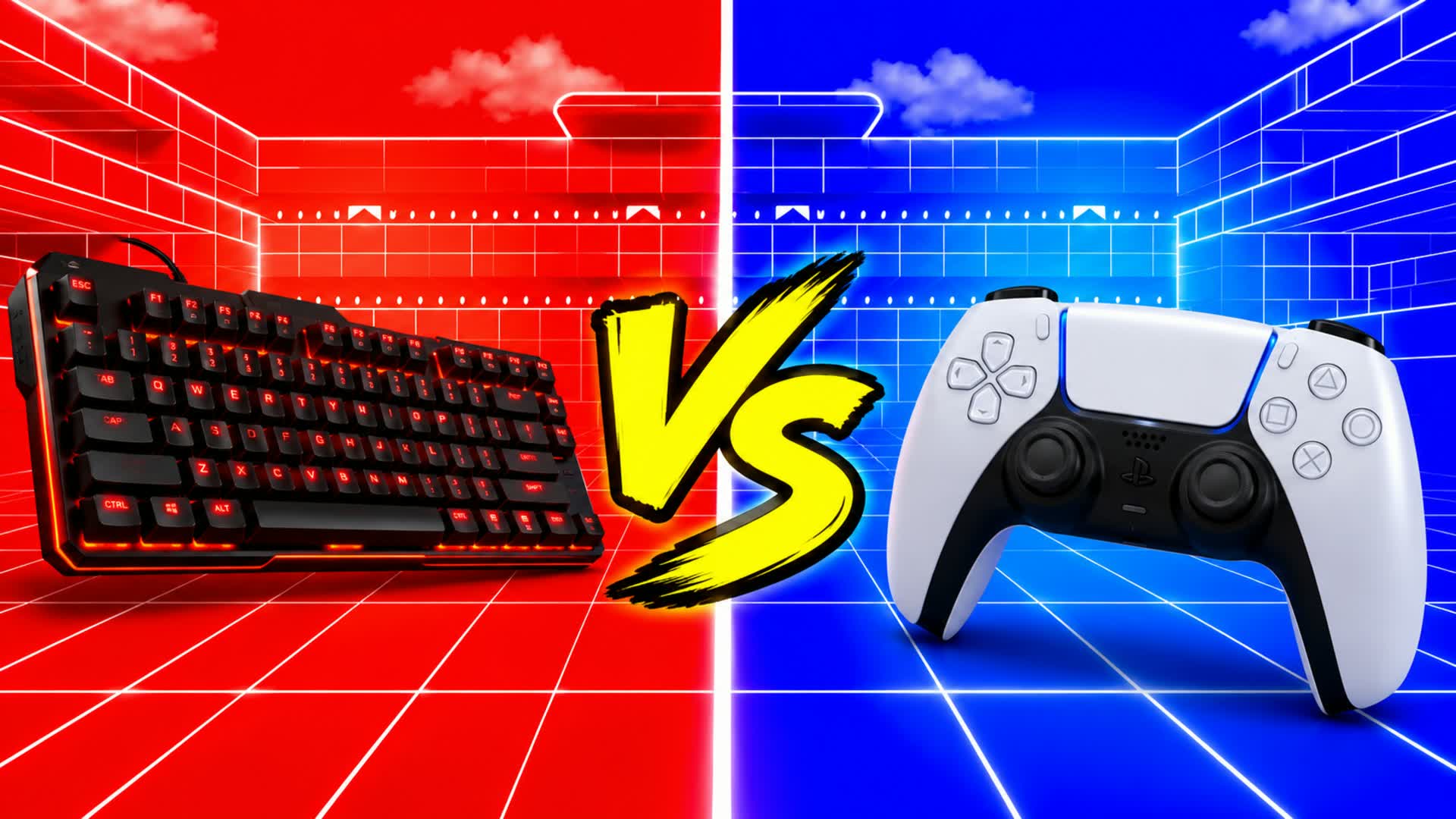 MEGA RED VS BLUE SKY GAME — Fortnite Creative map