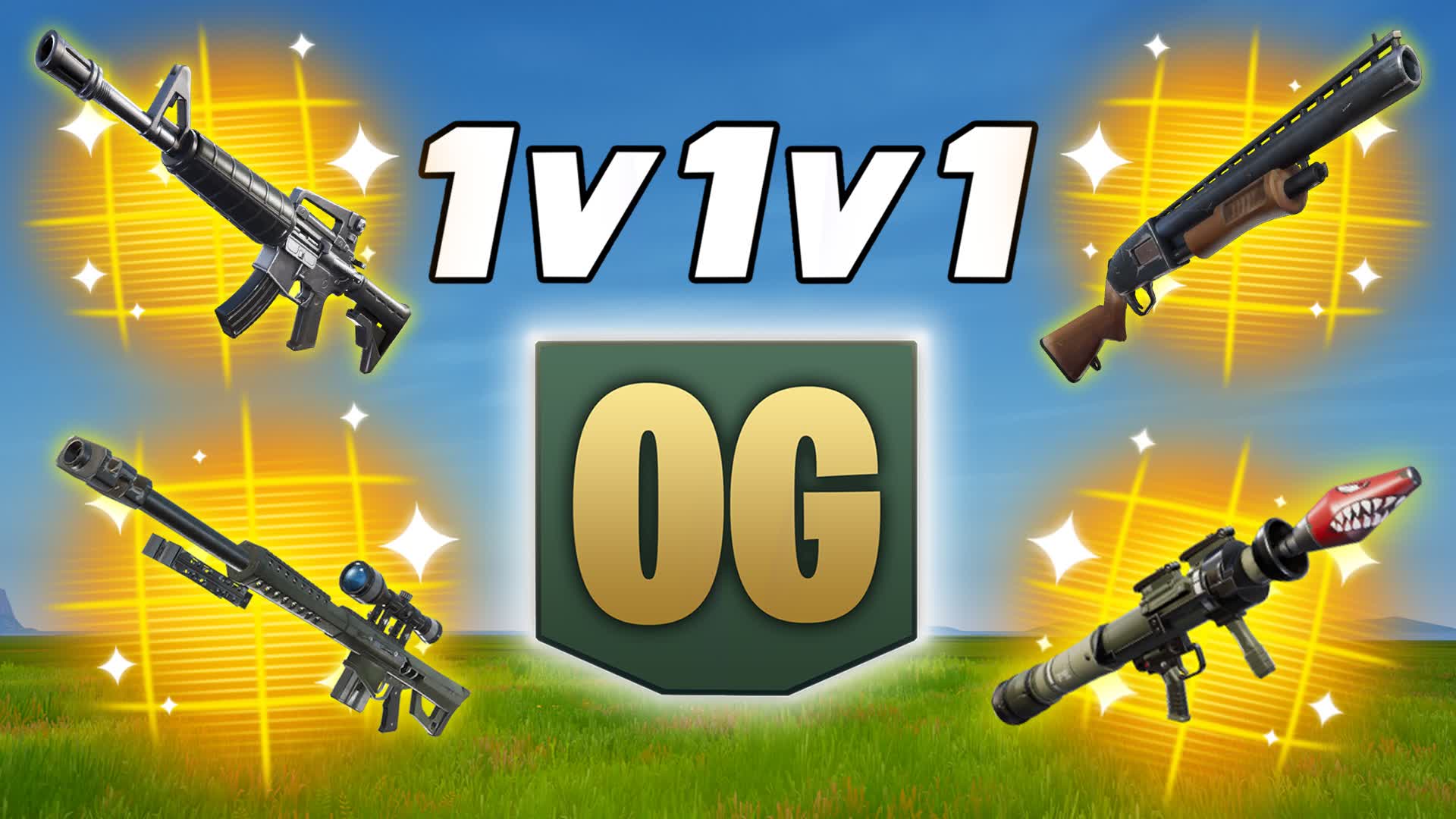 1v1v1 OG 1v1 Realistics Free for All PvP — Fortnite Creative map