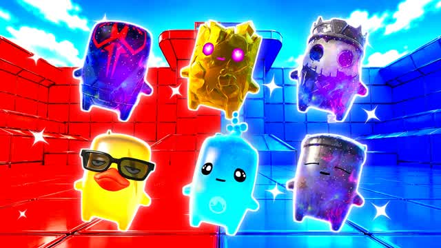 RED VS BLUE RANGEWARD 🔴🔵 — Fortnite Creative map