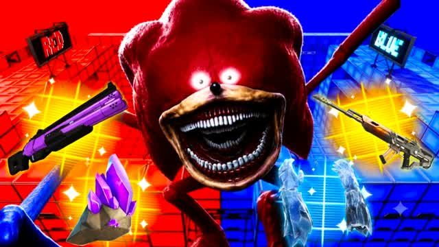 RED VS BLUE RED SONIC — Fortnite Creative map