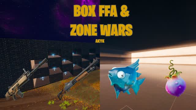 FFA - BOX FIGHT & ZONEWARS — Fortnite Creative map cover art