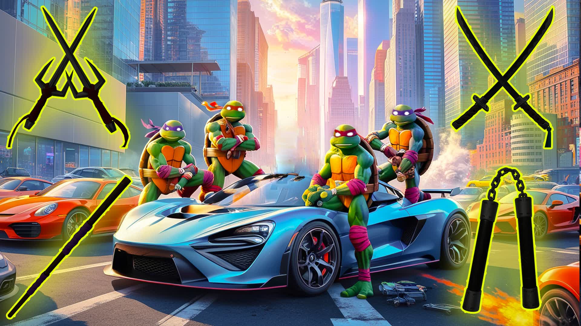 TMNT WORLD FFA — Fortnite Creative map