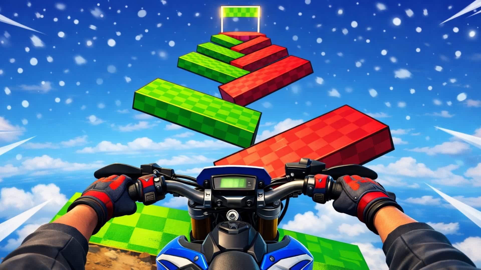OBBY ON A BIKE — Fortnite Creative map