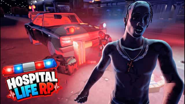 Hospital Life RP — Fortnite Creative map cover art