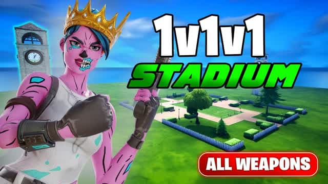 1v1v1 STADIUM SCRIMS الملعب 🏟️ — Fortnite Creative map