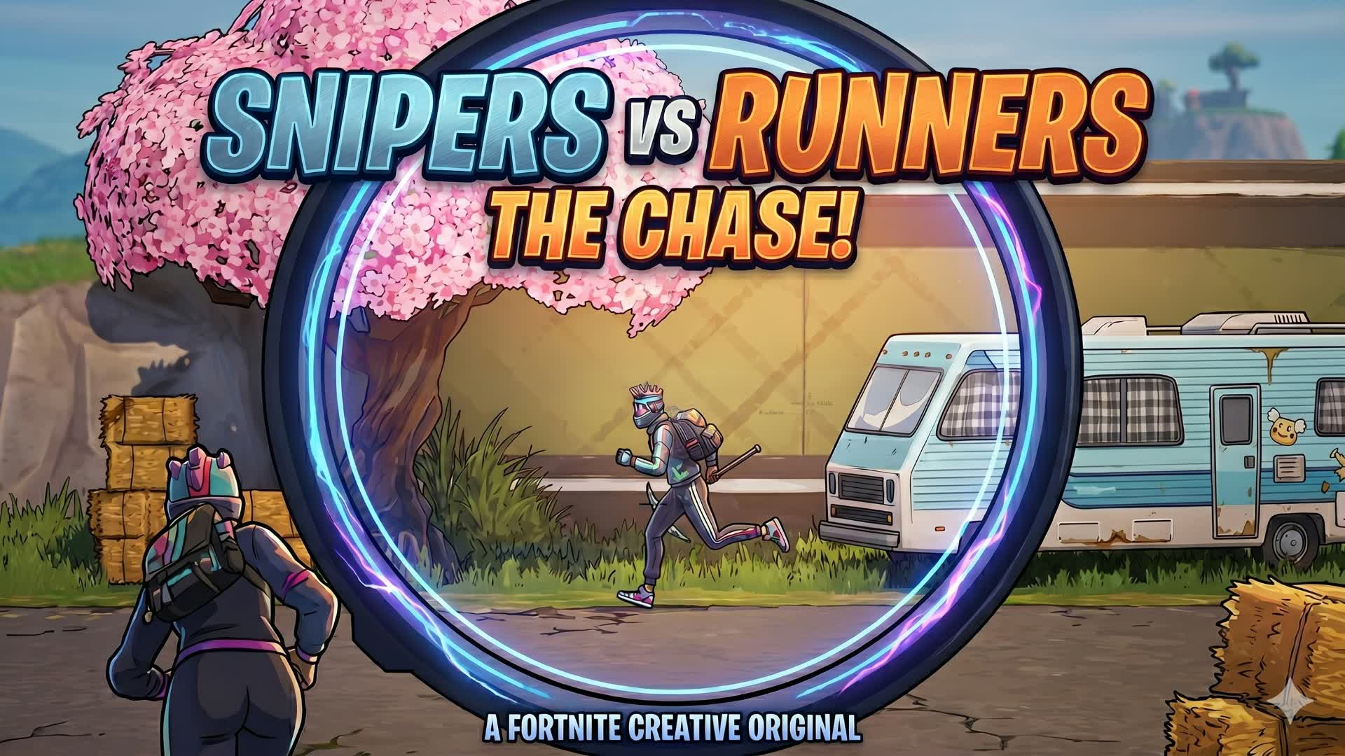 Snipers v runner — Fortnite Creative map