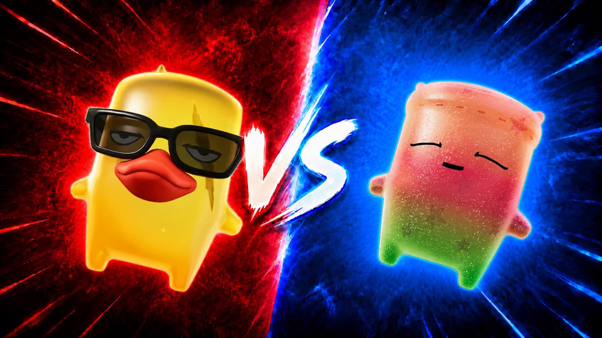 MAD CHAOS RED VS BLUE 🔴🔵 — Fortnite Creative map