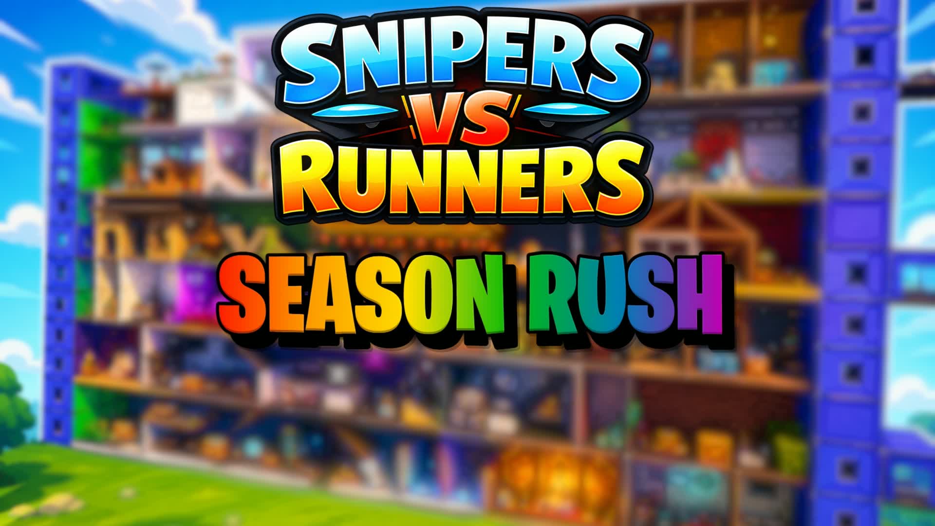 SNIPERS VS RUNNERS 🔫 | SEASON RUSH 🏃 — Fortnite Creative map