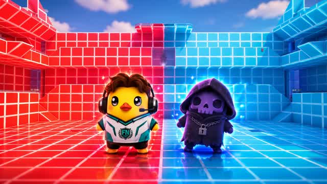 RED VS BLUE 🔴🔵 PETS VIPER11 — Fortnite Creative map cover art