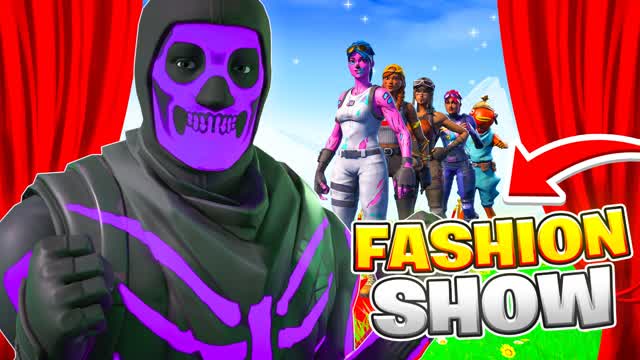 STREAMER FASHION SHOW :) — Fortnite Creative map cover art