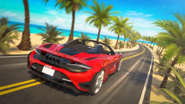 🌴 CAR DRIVE (PARADISE) — Fortnite Creative map cover art