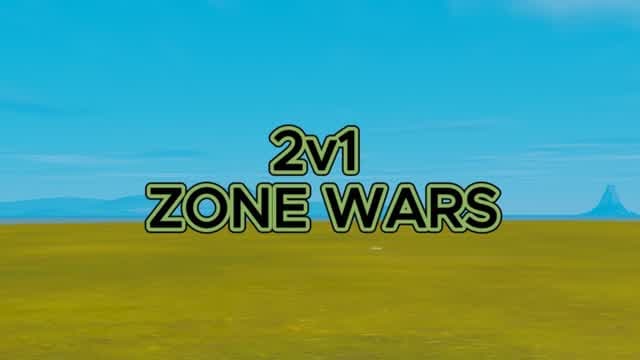 2v1 ZONE WARS — Fortnite Creative map cover art