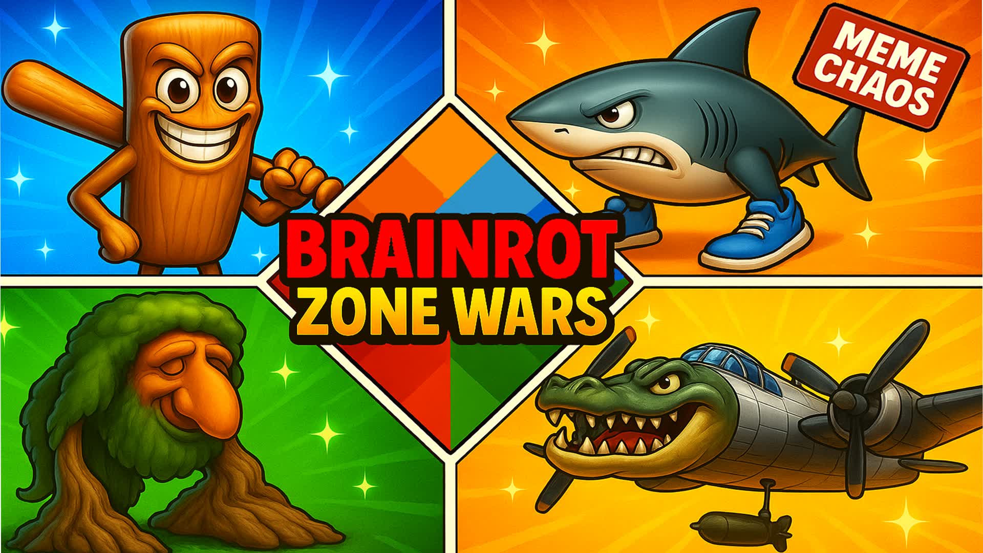 BRAINROT ZONE WARS — Fortnite Creative map