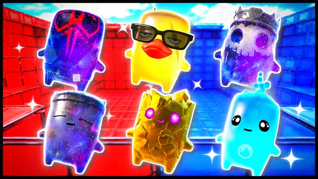 BLUE VS RED TARGET RESPONSE 🔵🔴 — Fortnite Creative map cover art