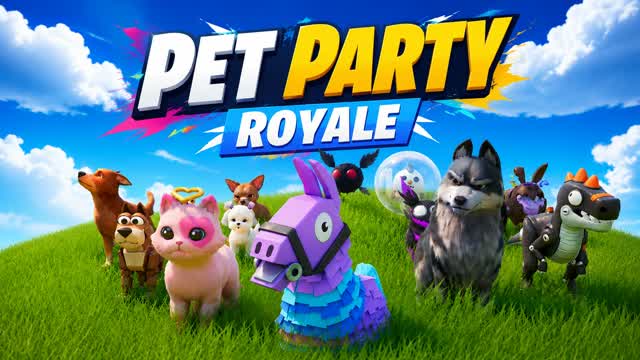PET PARTY ROYALE — Fortnite Creative map cover art