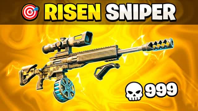 RISEN SNIPER 🎯 ONE SHOT — Fortnite Creative map cover art
