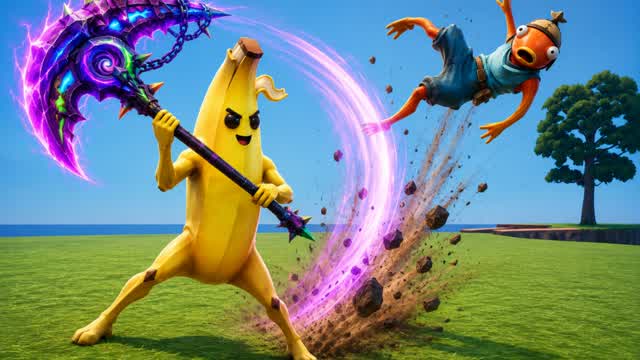 Pickaxe Battles [Knockback] — Fortnite Creative map
