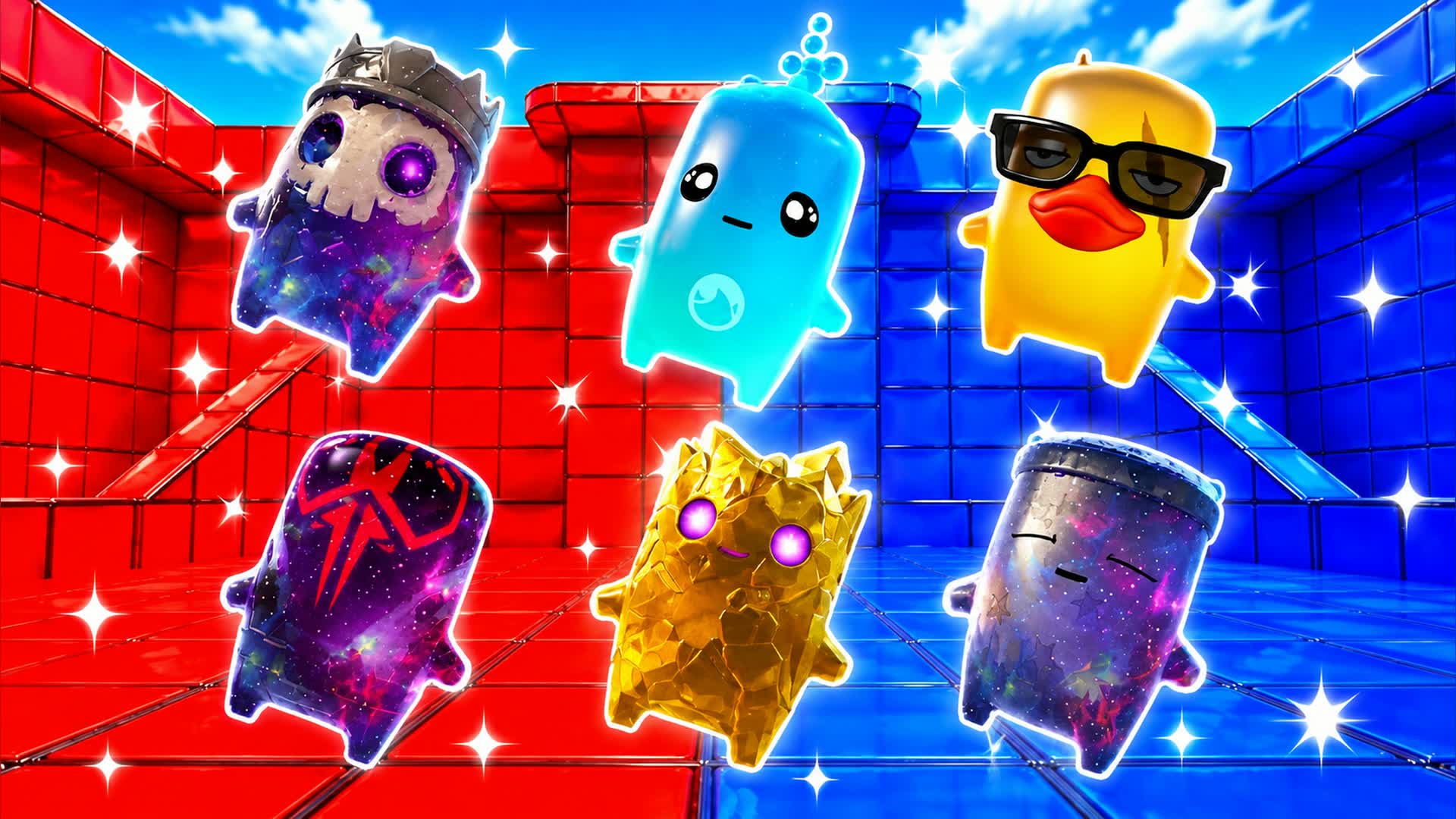 RED VS BLUE STRIKE MAYHEM 🔴🔵 — Fortnite Creative map