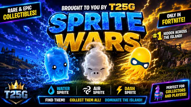 Sprite Wars — Fortnite Creative map cover art