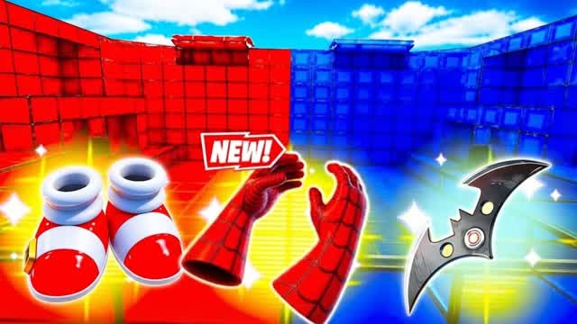 RED VS BLUE 67676767 — Fortnite Creative map cover art