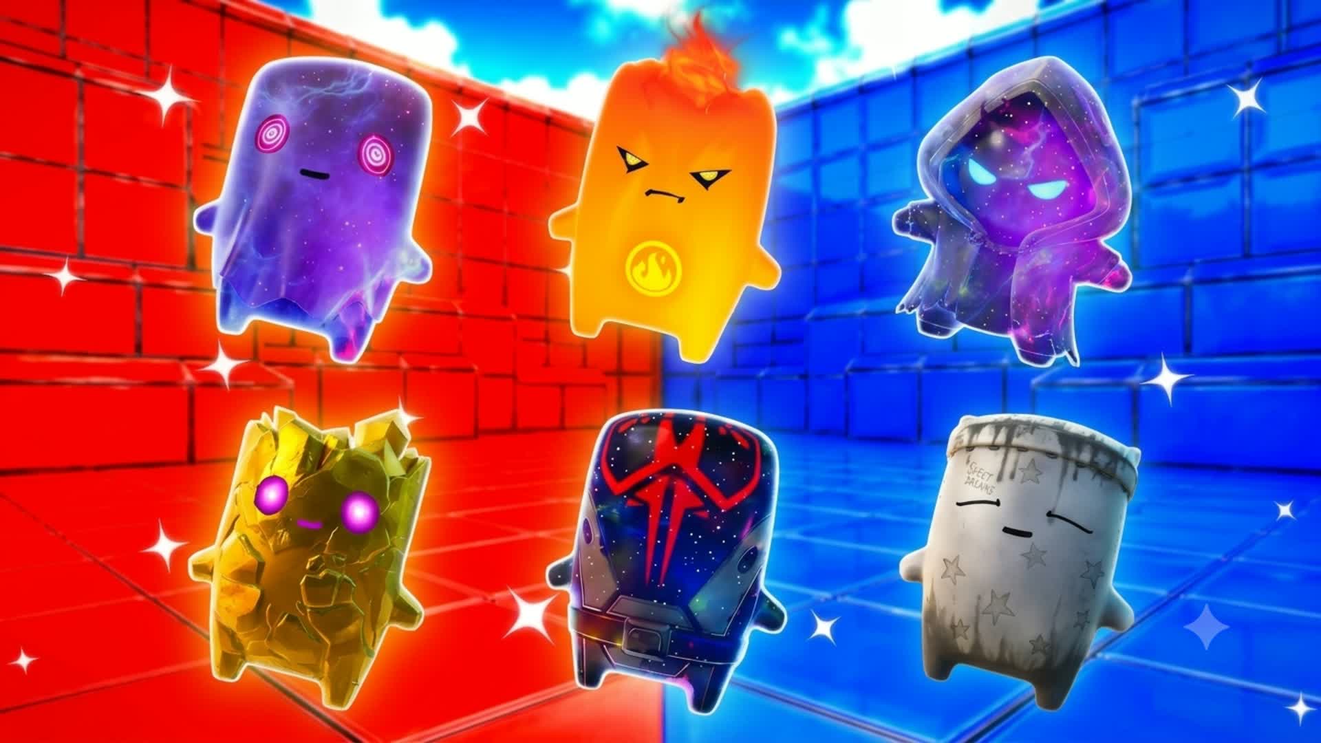 RED VS BLUE SLEEP — Fortnite Creative map