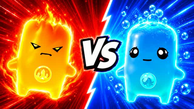 RED VS BLUE 🔴🔵RIVALS BATTLE SPRITE — Fortnite Creative map
