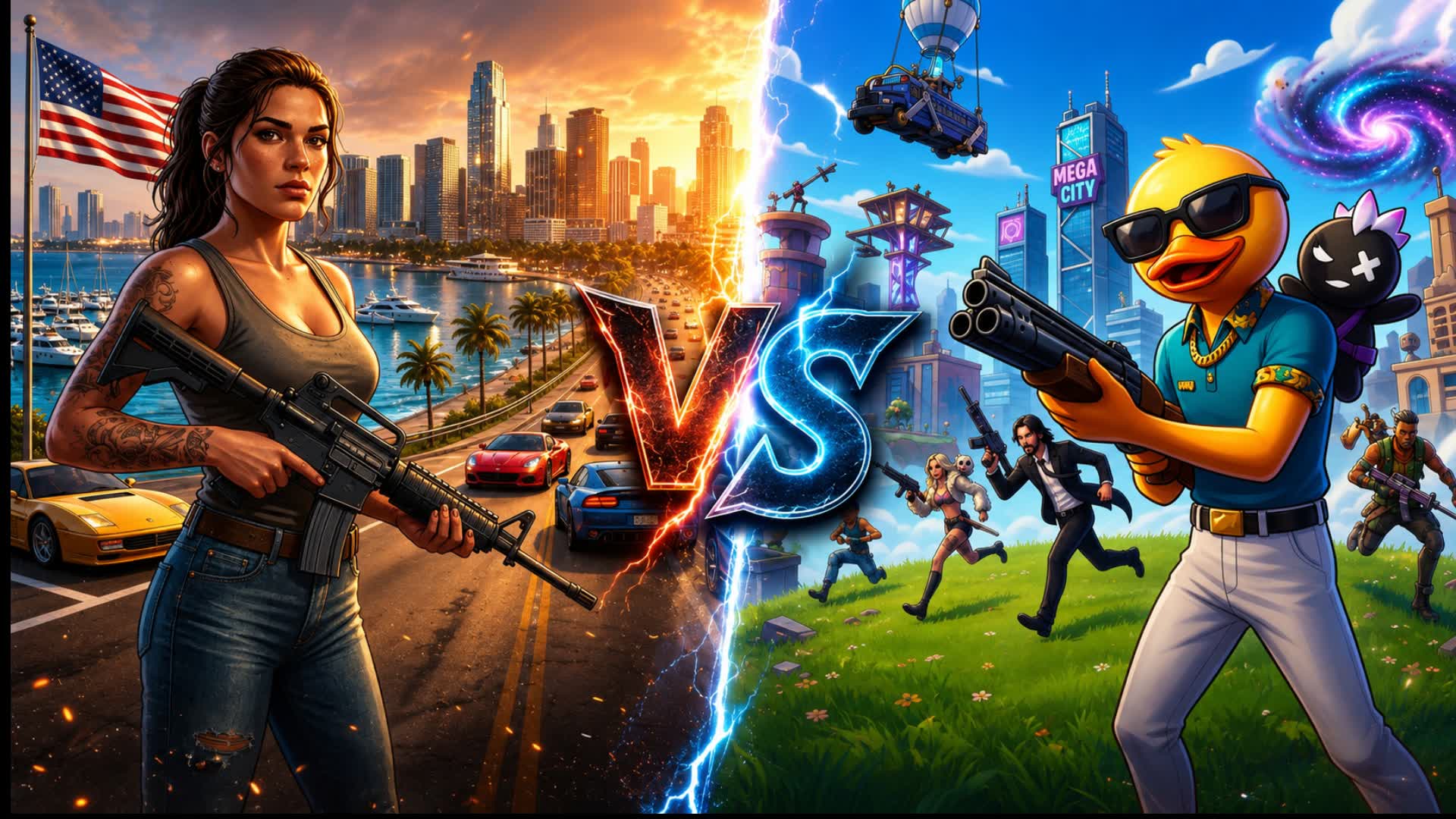 GTA 6 vs US — Fortnite Creative map