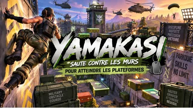 Parcours yamakasi — Fortnite Creative map