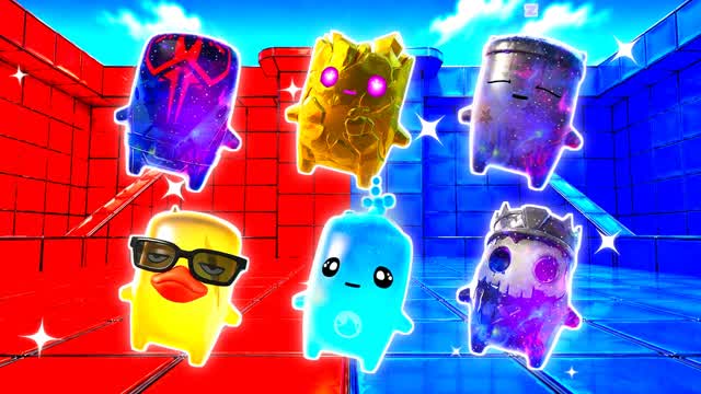 RED VS BLUE CYBORG ALLEY 🔴🔵 — Fortnite Creative map